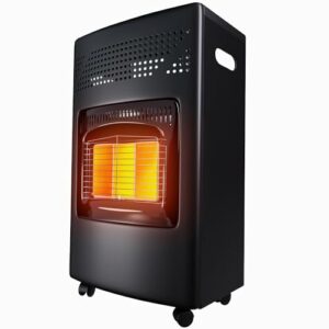 TroniTechnik® Heizgerät 4200 Watt 3 Stufen Gasheizofen Gasheizgerät Gasheizer Keramik Gasofen Gasstrahler für Gasflasche Propangas Heizer, Heizung inkl. Gasdruckregler mobil energiesparend