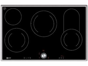 Neff T18BT16N0 Elektrokochfeld N70 / 80cm / TwistPad / Bräterzone / Glaskeramik / Edelstahlrahmen