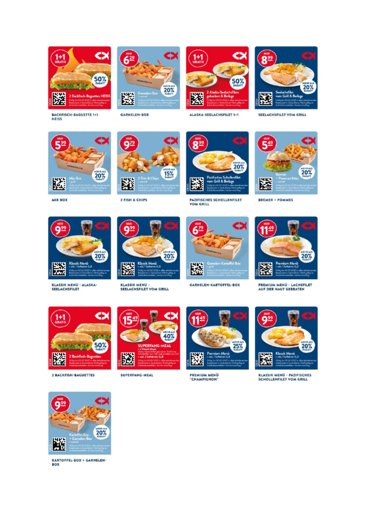 Aktuelle Nordsee Coupons & Gutscheine 01/2025