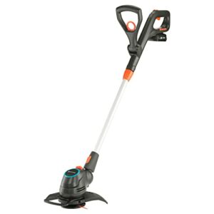 Gardena Akku-Trimmer ComfortCut 23/18V P4A Ready-to-Use Set: Rasentrimmer mit 230 mm Schnittkreis, Teleskopstiel und schwenkbarer Trimmerkopf, inkl. 18V P4A Akku (14701-20)