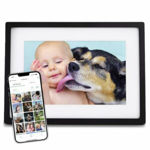 Skylight Frame - WLAN Digitaler Billderrahmen, 10 Zoll Touch-Screen, Fotos sofort per E-Mail oder App senden, Cloud Storage - tolles Geschenk