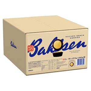 The Bahlsen Family Bahlsen Kuchen-Snack Marmor - Großpackung mit ca. 55 Dessertpackungen à 27,5 g - einzeln verpackte Marmorkuchen (1 x 1,51 kg)