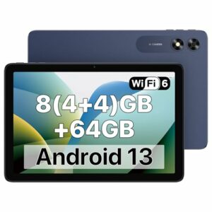UMIDIGI Android Tablet 13,Tablet 10.1 Zoll 2024 Newest, G2 Tab Tablet,WiFi 6/BT5.0,8GB(4+4)+64GB/TF 1TB,Android Tablet,RK3562 Quad-Core,6000mAh,1280 * 800IPS,8MP Kamera,Google GMS,Grau