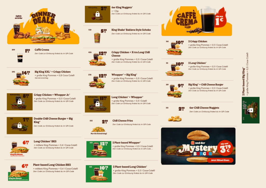 Aktuelle Burger King Coupons & Gutscheine 03/2025