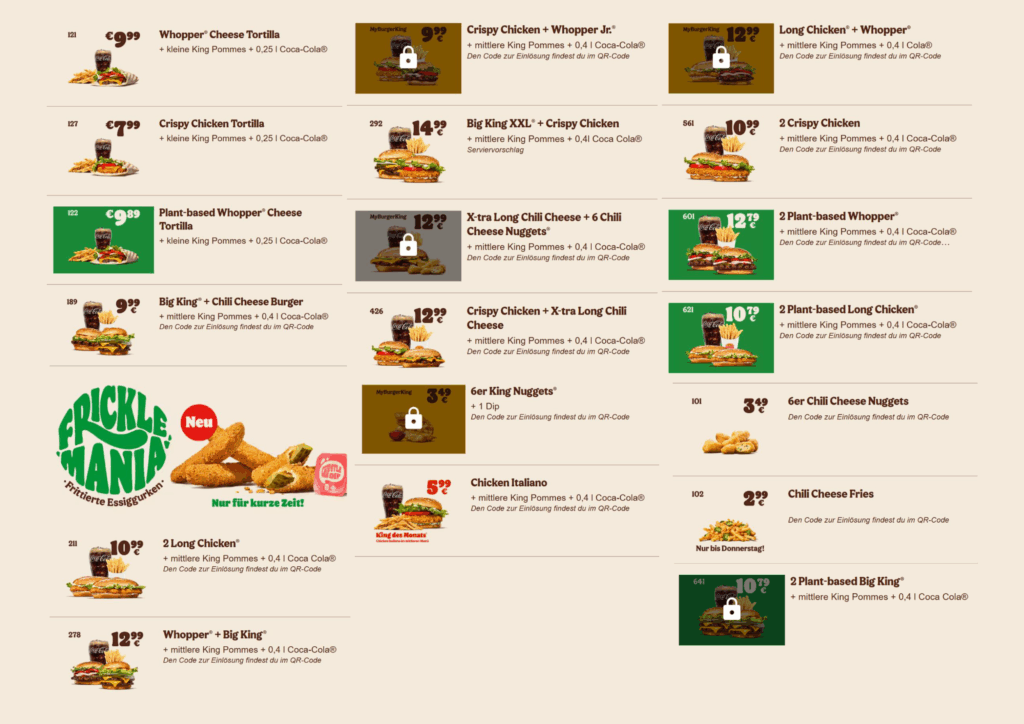 Aktuelle Burger King Coupons & Gutscheine 05/2025