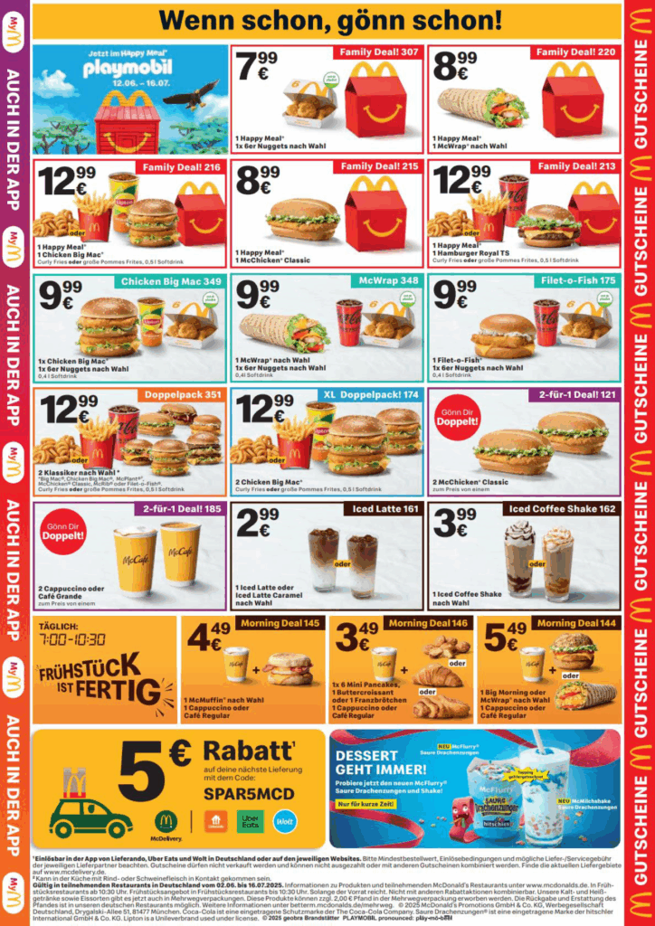 McDonald's Coupons 06/2025