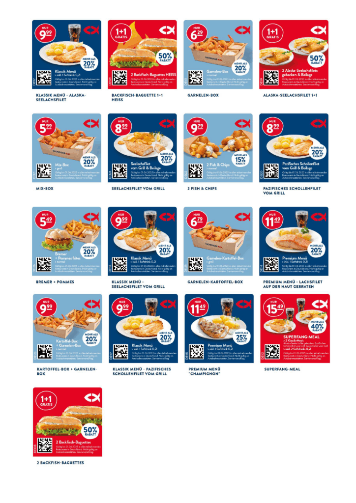Aktuelle Nordsee Coupons & Gutscheine 05/2025