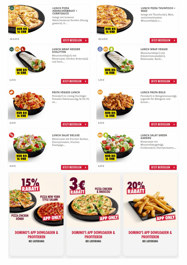 Domino’s Coupons 10/2025