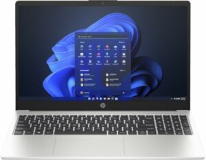 HP 255 G10 Business Laptop | 15,6" Entspiegeltes FHD-Display | AMD Ryzen R5-7530U | 16 GB DDR4 RAM | 512 GB SSD | AMD Radeon Grafik | Windows 11 Home+ | QWERTZ Tastatur | Silber