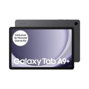 Samsung Galaxy Tab A9+ Wi-Fi Android-Tablet, 4GB (RAM) + 64GB Speicherplatz, Großes Display, 3D-Sound, Simlockfrei ohne Vertrag, Graphite, Inkl. 3 Jahre Herstellergarantie [Exklusiv bei Amazon]