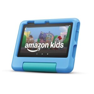 Amazon Fire 7 Kids-Tablet | 7-Zoll-Display, für Kinder von 3 bis 7 Jahren | Mit werbefreien Büchern, Spielen und Videos für Kinder | Kindersicherung, 10 Stunden Akkulaufzeit, 16 GB