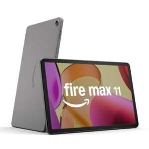 Amazon Fire Max 11-Tablet (Neueste Generation), unser bisher leistungsstärkstes Tablet, mit klarem 11-Zoll-Display, Octa-Core-Prozessor, 4 GB RAM, 14 Std. Akkulaufzeit, 64 GB, grau, mit Werbung