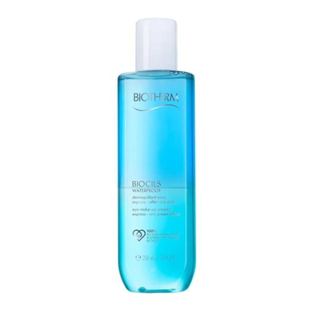 Biotherm Biocils Augen-Make-up Entferner Waterproof, effektiver Reiniger für wasserfestes Make-up, reinigendes Mizellenwasser für eine erfrischte Augenpartie, 100 ml