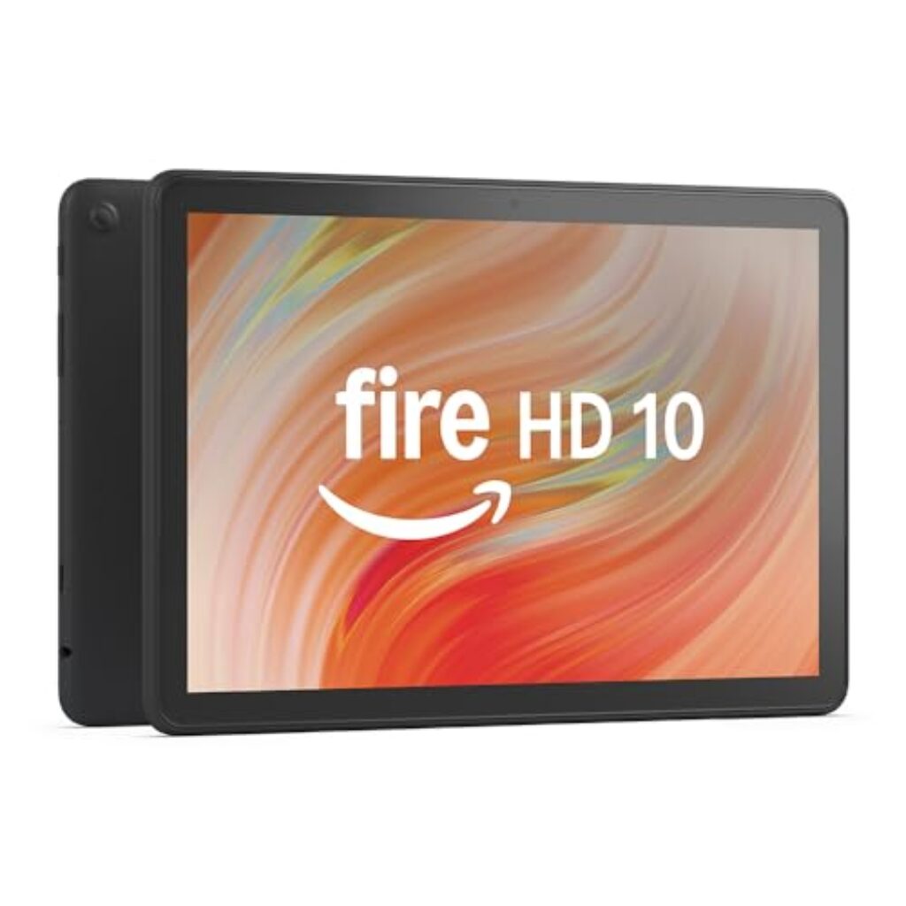 Fire HD 10-Tablet 2023 (Neueste Generation), für Entspannung optimiert, brillantes 10,1-Zoll-Full-HD-Display, Octa-Core-Prozessor, 3 GB RAM, bis zu 13h Akkulaufzeit, 32 GB, schwarz, mit Werbung