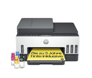 HP Smart Tank 7305 3-in-1 Multifunktionsdrucker (WLAN; Duplex; ADF) – 3 Jahre Tinte inklusive, 3 Jahre Garantie, großer Tintentank, hohe Reichweite, Drucken in hoher Qualität