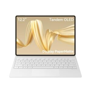 HUAWEI MatePad Pro 12,2“+Glide Tastatur, PaperMatte EditionTablet, 2.8K Tandem OLED FullView Display, Bildwiederholfrequenz von 144 Hz, 12GB+512GB,10.100 mAh Akku, Professionelle GoPaint App, Golden