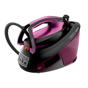Tefal SV8152 Express Vision Dampfbügelstation ,480 g/Minute Dampfstoß ,130 g/Minute kontinuierliche Dampfabgabe ,Easy LED Vision ,Kalk-Kollektor ,XL-Wassertank ,Lila/Schwarz