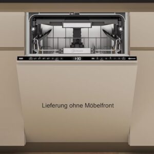 Bauknecht BD7I HF60 TUC Vollintegrierbarer Geschirrspüler/60 cm/15 Maßgedecke/PowerClean Pro-Effektive Hochdruckdüsen/Natural Dry-Automatische Türoffnung-Bessere Trocknung/MaxiSpace-Mehr Innenraum
