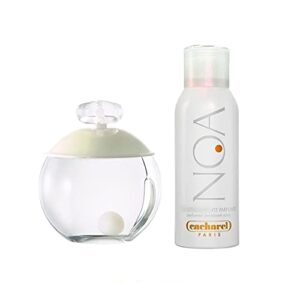 Cacharel Noa Set, Parfüm und Deospray für Damen, Eau de Toilette (100 ml) und Deospray für Frauen (150 ml), Mit blumigem Duft