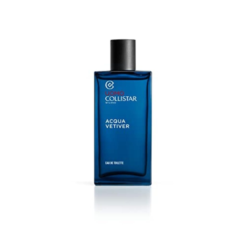 Collistar Acqua Vetiver Revitalisierendes Eau de Toilette, intensiver Duft für den Körper mit würzigen Noten, 100 ml