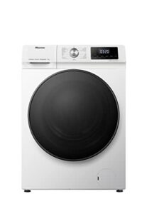 Hisense WFQA7014EVJM Waschmaschine mit Dampffunktion/ 7 kg /AquaStop/ 1400 U/min /15 Programme/ Inverter PowerDrive Motor/Edelstahltrommel/Kindersicherung/Trommelreinigung/Weiß