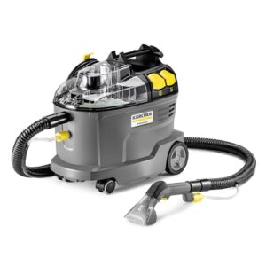Kärcher Waschsauger Puzzi 8/1, leistungsstark, für die Reinigung von Polstern, Fleckentfernung auf textilen Flächen, inkl. ergonomischer, kurzer Polsterdüse, Schwarz