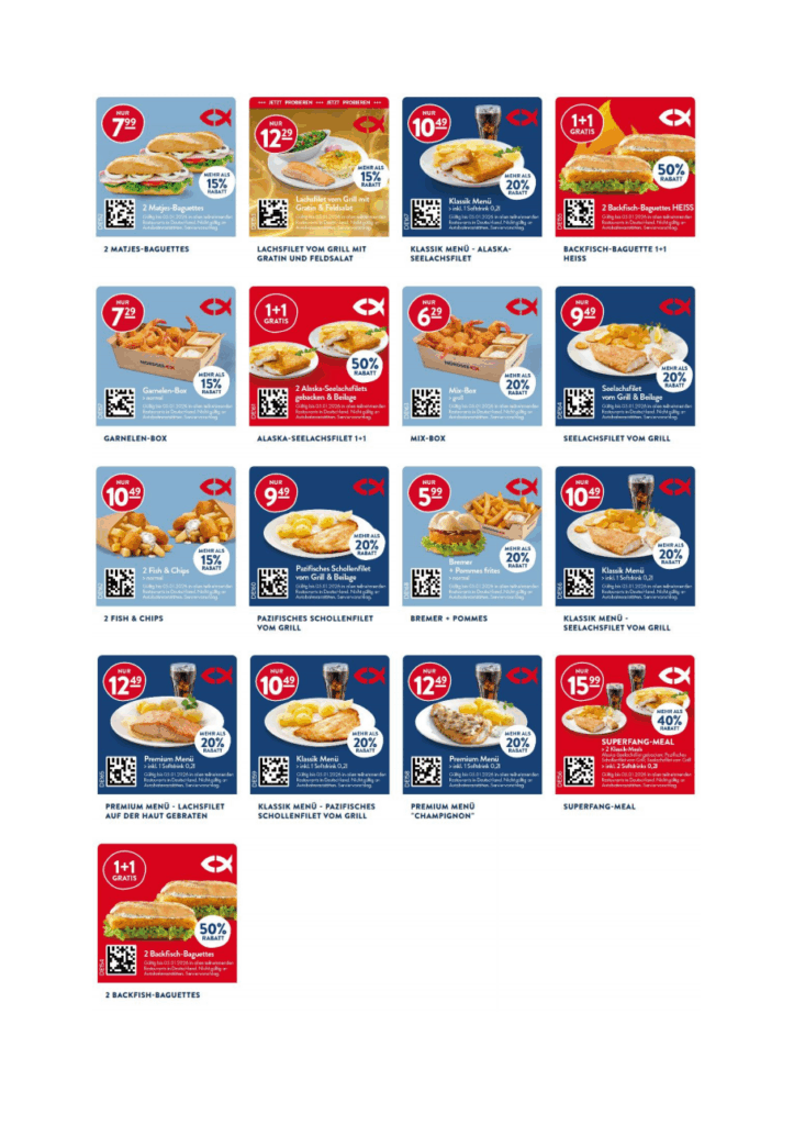 Aktuelle Nordsee Coupons & Gutscheine 11/2025 - 2