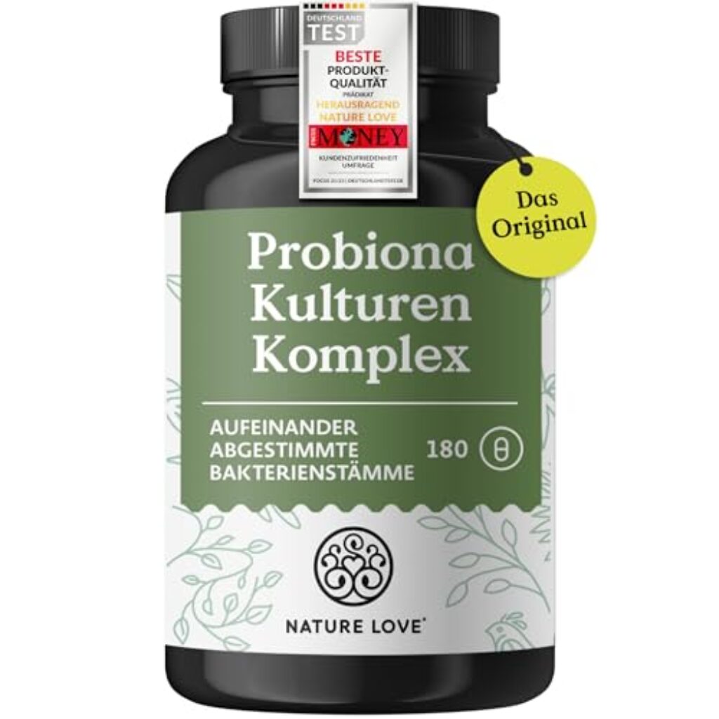 Probiona Komplex – perfekt aufeinander abgestimmte Bakterienstämme – 300 Mrd. KBE/g – magensaftresistent & vegan – mit Lactobacillus & Bifidobakterien, hochdosierte 20 Mrd KBE/Tagesdosis, 3 Monate