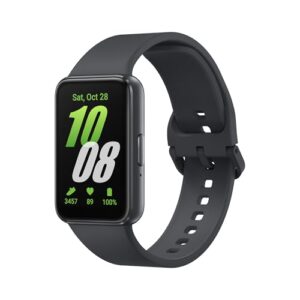 Samsung Galaxy Fit3 Smartwatch, Fitness-Uhr als Fitness Tracker und Aktivitätstracker, Gray, Inkl. 36 Monate Herstellergarantie [Exklusiv bei Amazon]