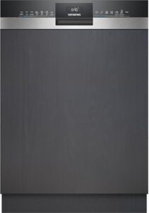 Siemens SN53ES06VE, iQ300 Smarter Geschirrspüler, Teilintegrierte Spülmaschine, 60 cm, Besteckschublade, auto Türöffnung, Dreifach rackMatic, Besonders leise, intesiveZone, varioSpeed, aquaStop