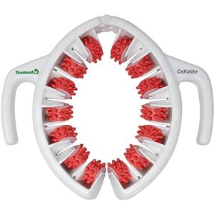 TESMED CELLULITE Manuelles Anti-Cellulite Massagegerät, Made in Italy, patentiert, mit mechanischer Dreifachwirkung und Rollen, die die Haut anheben, komprimieren und dehnen, Oberschenkel und Gesäß