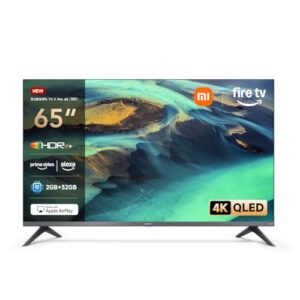 XIAOMI TV F Pro 65,65 Zoll (165cm),4K UHD QLED,Smart TV,Fire OS8,Triple Tuner DVB-C/S/S2/T/T2,HDR10+,Game Boost Mode 120Hz, MEMC,Sprachsteuerung mit Alexa,2GB+32GB,Kompatibel mit Apple AirPlay