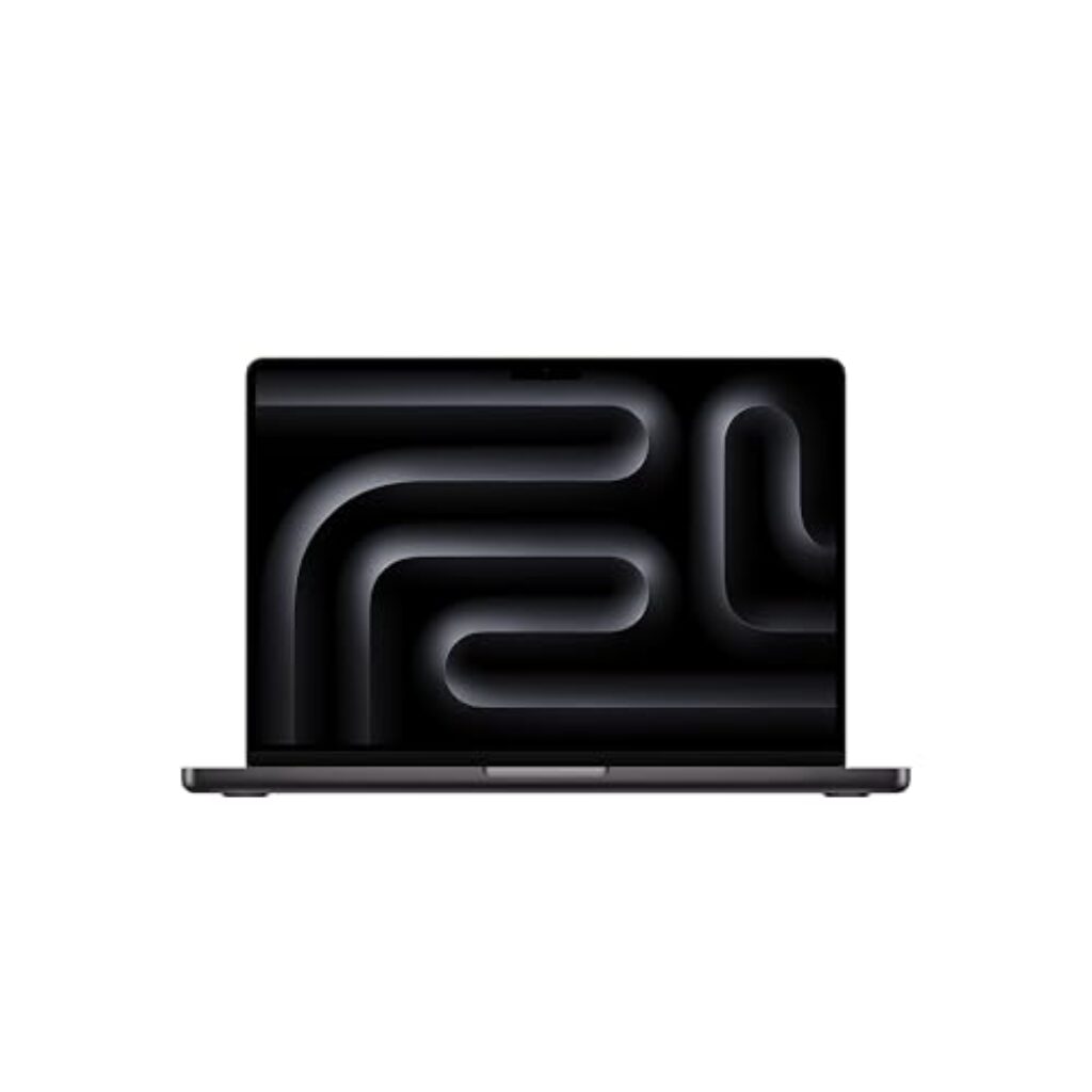 Apple 2024 MacBook Pro Laptop mit M4 Chip mit 10 Core CPU und 10 Core GPU: 14,2" Liquid Retina XDR Display, 16 GB gemeinsamer Arbeitsspeicher, 1 TB SSD Speicher; Space Schwarz