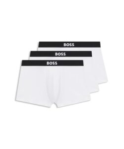 BOSS Herren Trunk 3p One Trunk, White 100, L