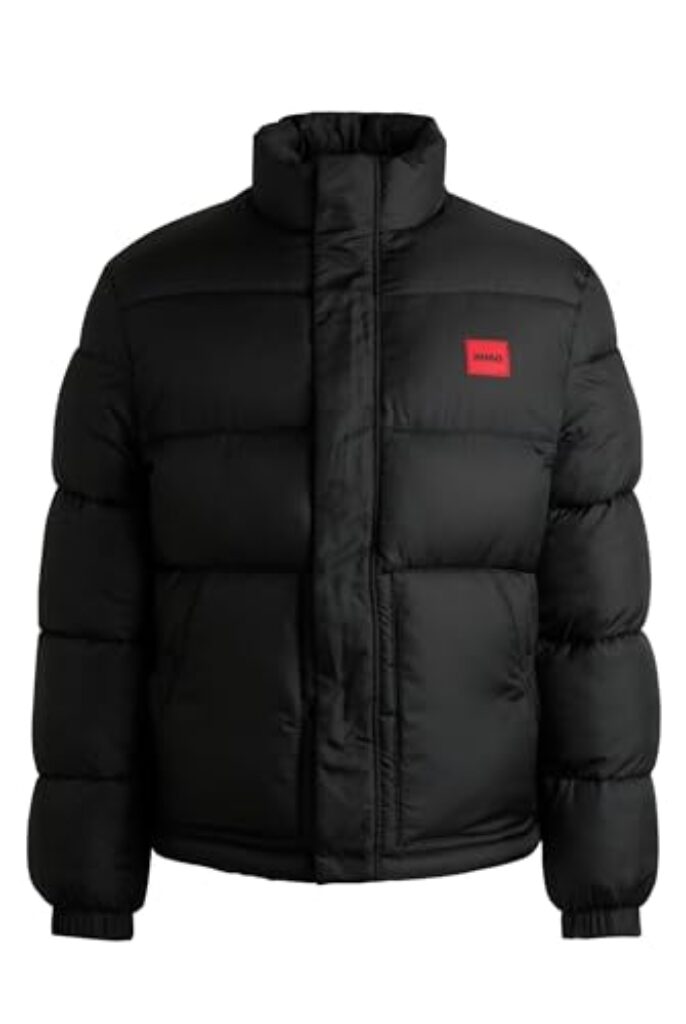 HUGO Herren Balto2411 Outerwear_Jacket, Black1, L EU