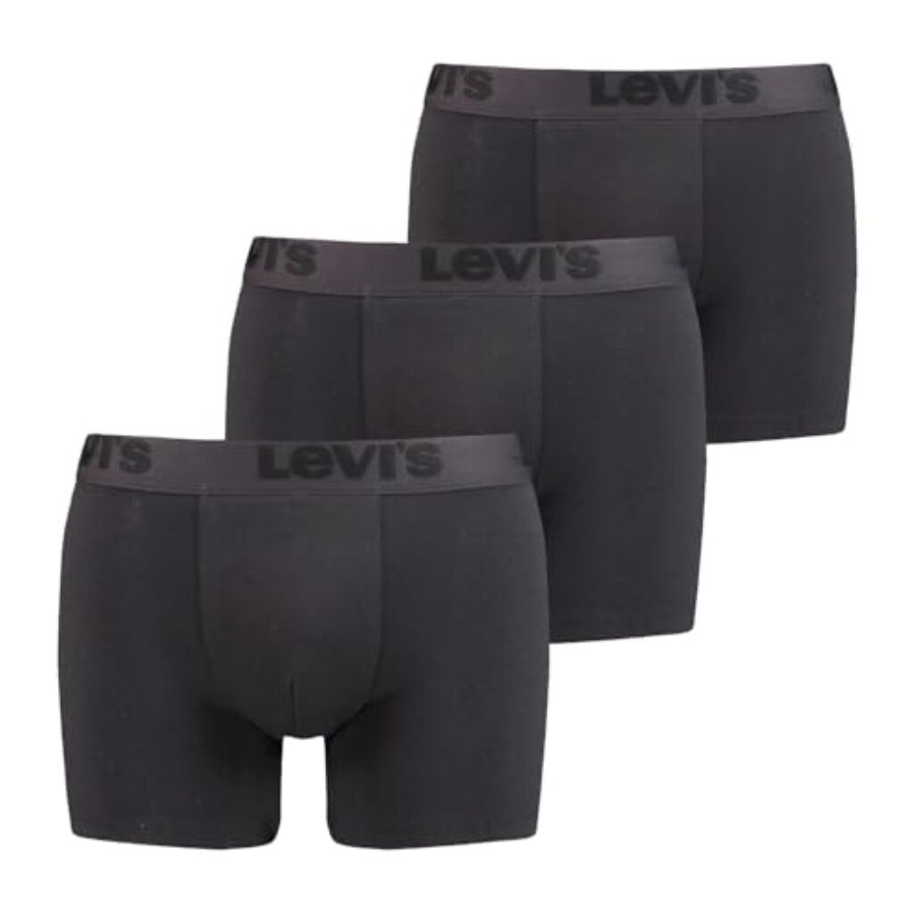 Levi's Herren Levi's Premium Men's Boxer Briefs (3 pack) Boxer Shorts, Schwarz, XL