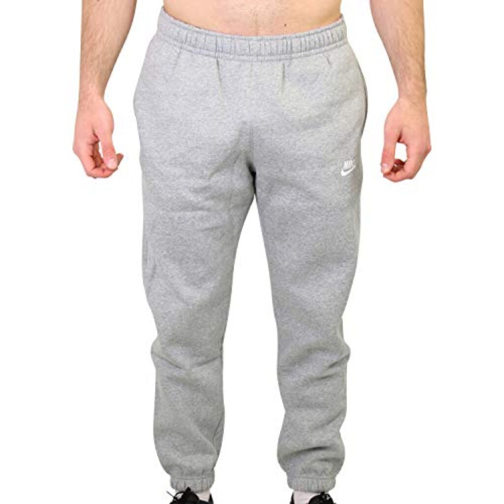 Nike Herren M Nsw Club buks cf bb Hose, 063 Dk Grey Heather/Matte Silv, M EU