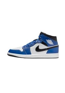 Nike Schuhe Air Jordan 1 Mid Code DQ8426-402, Blau Weiß Schwarz, 45.5 EU