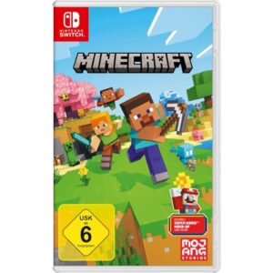 Nintendo Minecraft - [Nintendo Switch] & Switch-Tasche & -Schutzfolie - Schwarz/Weiß