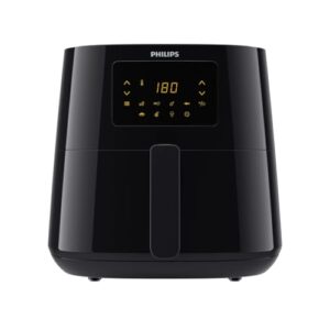Philips Essential Airfryer XL - 6.2L, Fritteuse ohne Öl, Rapid Air Heißlufttechnologie, Touchscreen, NutriU App mit Rezepten (HD9270/90), 2000 W, ‎15 x 15 x 14 cm, Schwarz