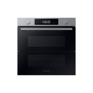 Samsung NV7B4550VAS/U1 Einbau-Backofen, 76 l, AI Backofen, Dual Cook Flex, Pyrolytische Selbstreinigung, SmartThings Cooking, Air Sous Vide, Schwarzes Glas