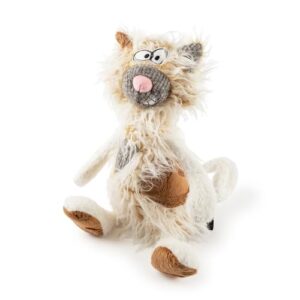 SIGIKID 38243 Kiez Miez Beasts Town Kinder und Erwachsene Kuscheltier empfohlen ab 3 Jahren beige, groß