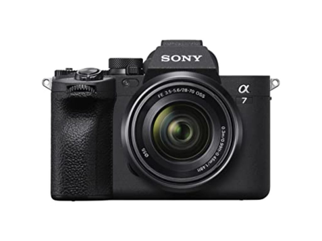 Sony Alpha 7 IV Spiegellose Vollformatkamera für Experten inkl. SEL2870 (33 MP, Echtzeitfokus, 10 Bildern pro Sekunde, 4K 60p-Video, Touchscreen)