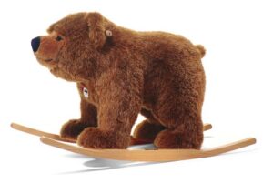 Steiff Schaukeltier Bär Urs, Süßes Stofftier, Jungen, Mädchen & Babys ab 0 Monaten, Plüschtier 70 cm, Hellbraun, 048920