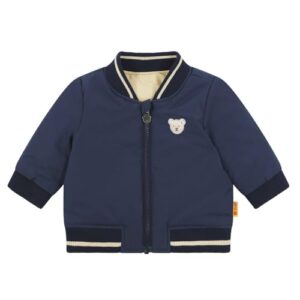Steiff Wendejacke EU Größe 86 peacoat, Outdoor Wende-Jacke, Übergangsjacke für Frühling Sommer, Kinderjacke 2in1 Wendejacke, warm und bequem, waschmaschinenfest