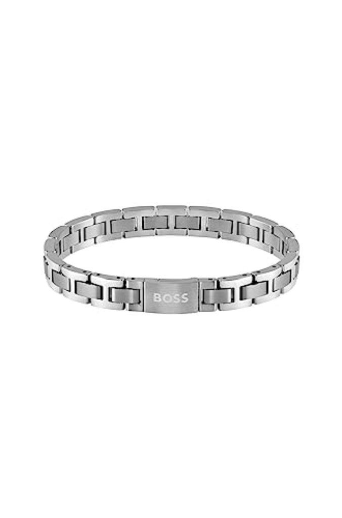 BOSS Jewelry Armband mit Knebelverschluss für Herren Kollektion METAL LINK ESSENTIALS - 1580036