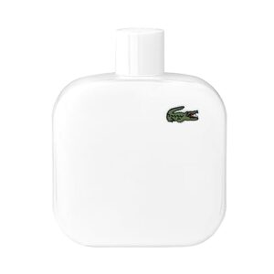 EAU DE LACOSTE L.12.12 Blanc Eau de Toilette, holzig-blumiger Herren-Duft mit Vetiver-Noten für selbstbewusste Männer, 175ml