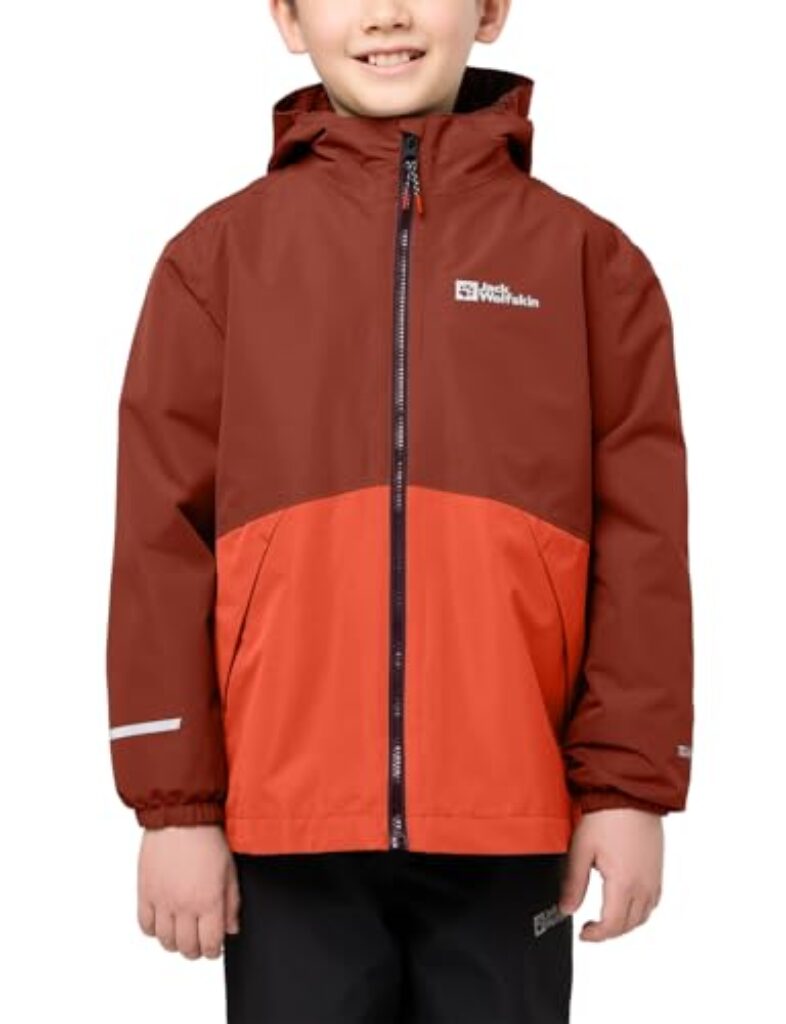 Jack Wolfskin Unisex Kinder Iceland 3in1, Intense Rust, 116 EU