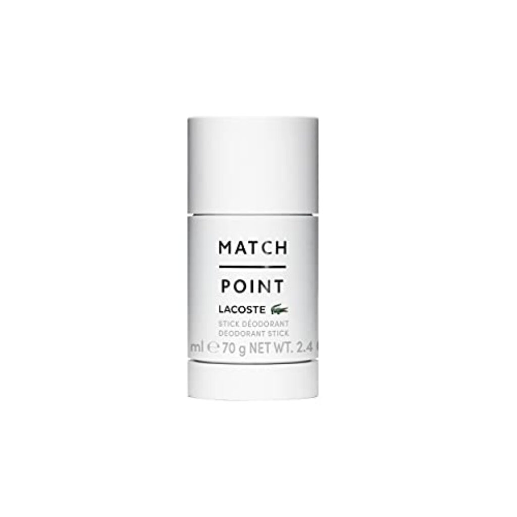 LACOSTE L`HOMME MATCHPOINT Deo Stick, holzig-aromatischer Herrenduft mit Vetiver für dynamische Männer, 75ml