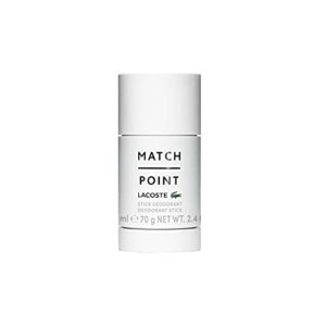 LACOSTE L`HOMME MATCHPOINT Deo Stick, holzig-aromatischer Herrenduft mit Vetiver für dynamische Männer, 75ml